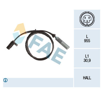 Snímač, počet otáček kol FAE 78139