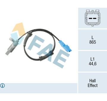 Snímač, počet otáček kol FAE 78161