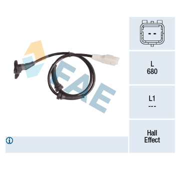 Snímač, počet otáček kol FAE 78181