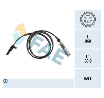 Snímač, počet otáček kol FAE 78182