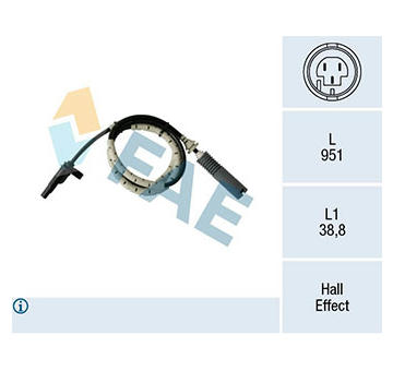 Snímač, počet otáček kol FAE 78185