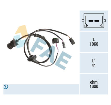 Snímač počtu otáčok kolesa FAE 78209