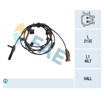 Snímač, počet otáček kol FAE 78213