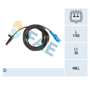 Snímač, počet otáček kol FAE 78234