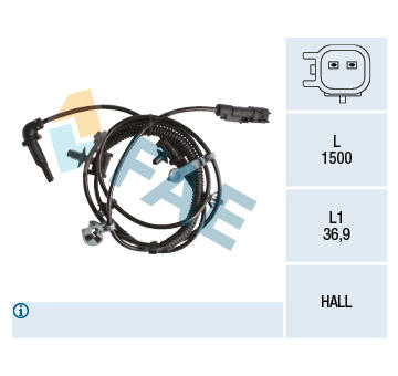 Snímač, počet otáček kol FAE 78238