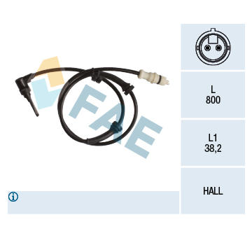 Snímač, počet otáček kol FAE 78243
