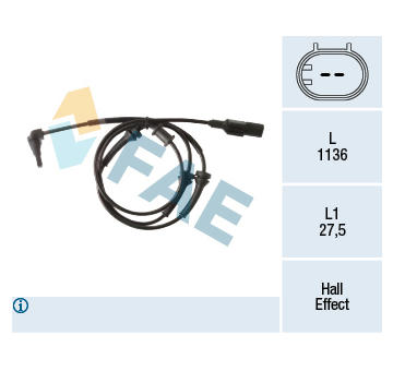 Snímač, počet otáček kol FAE 78277