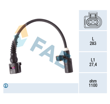 Snímač, počet otáček kol FAE 78279