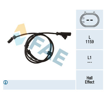 Snímač, počet otáček kol FAE 78285