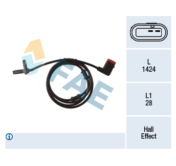 Snímač, počet otáček kol FAE 78291