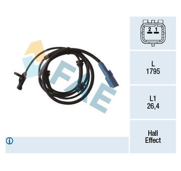 Snímač počtu otáčok kolesa FAE 78305