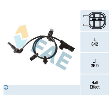 Snímač, počet otáček kol FAE 78306