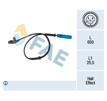 Snímač, počet otáček kol FAE 78340