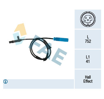 Snímač, počet otáček kol FAE 78392