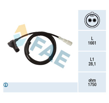 Snímač, počet otáček kol FAE 78409