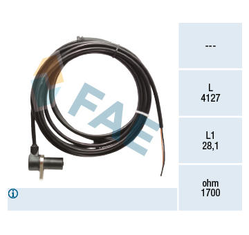 Snímač, počet otáček kol FAE 78417