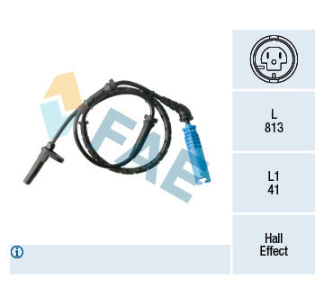 Snímač, počet otáček kol FAE 78486