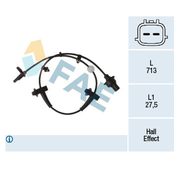Snímač, počet otáček kol FAE 78507