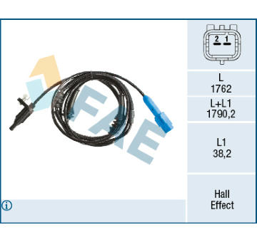 Snímač, počet otáček kol FAE 78516