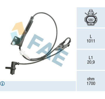 Snímač, počet otáček kol FAE 78561
