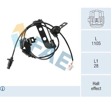 Snímač, počet otáček kol FAE 78571