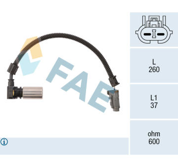 Senzor otacek, automaticka prevodovka FAE 79086