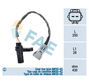 Snímač, počet otáček FAE 79124