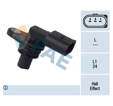Snímač, poloha vačkového hřídele FAE 79129