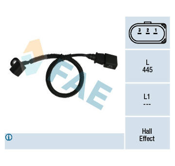 Snímač, poloha vačkového hřídele FAE 79164