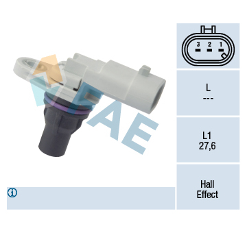 Snímač, poloha vačkového hřídele FAE 79171