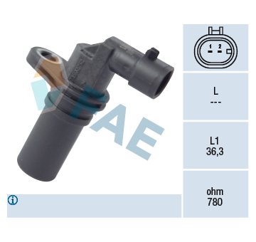 Snímač, poloha vačkového hřídele FAE 79173