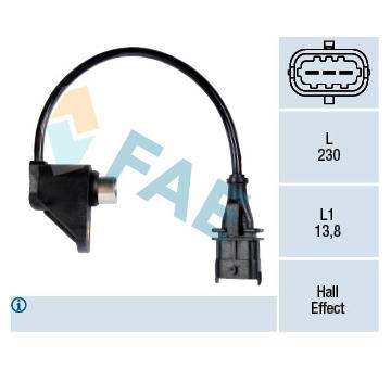 Snímač, poloha vačkového hřídele FAE 79229
