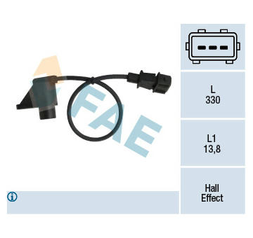 Snímač, poloha vačkového hřídele FAE 79234