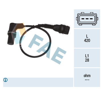 Snímač, poloha vačkového hřídele FAE 79304
