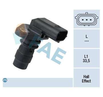 Snímač, poloha vačkového hřídele FAE 79367