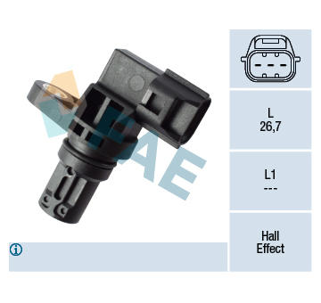 Snímač, poloha vačkového hřídele FAE 79405