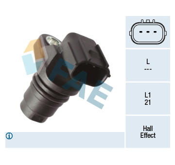 Snímač, poloha vačkového hřídele FAE 79520