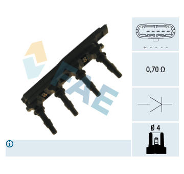 Zapalovací cívka FAE 80224