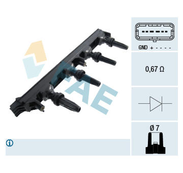 Zapalovací cívka FAE 80278