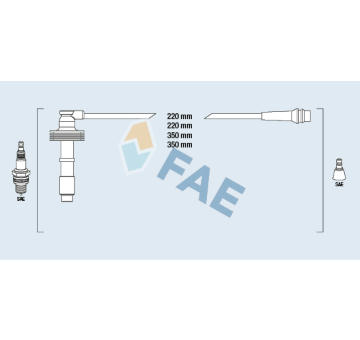 Sada kabelů pro zapalování FAE 85485