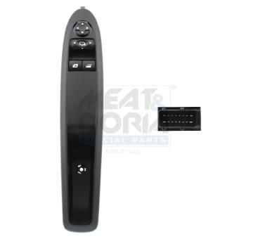 Spínač, zvedací zařízení oken MEAT & DORIA 26652