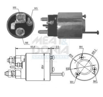 Elektromagnetický spínač pre żtartér MEAT & DORIA 46018