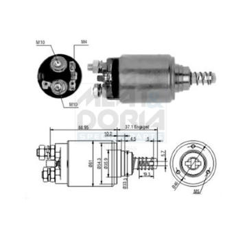 Elektromagnetický spínač pre żtartér MEAT & DORIA 46186