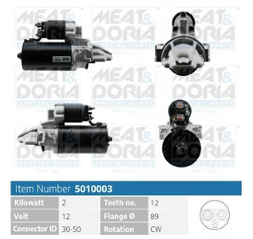 żtartér MEAT & DORIA 5010003