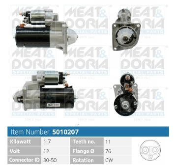 żtartér MEAT & DORIA 5010207