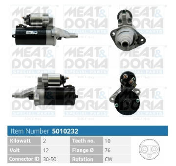 żtartér MEAT & DORIA 5010232