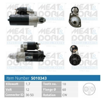 żtartér MEAT & DORIA 5010343