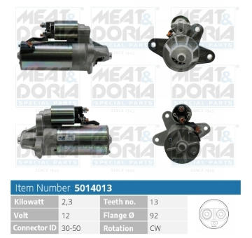 żtartér MEAT & DORIA 5014013