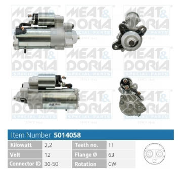 żtartér MEAT & DORIA 5014058