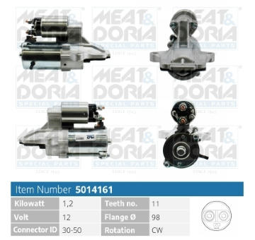 żtartér MEAT & DORIA 5014161